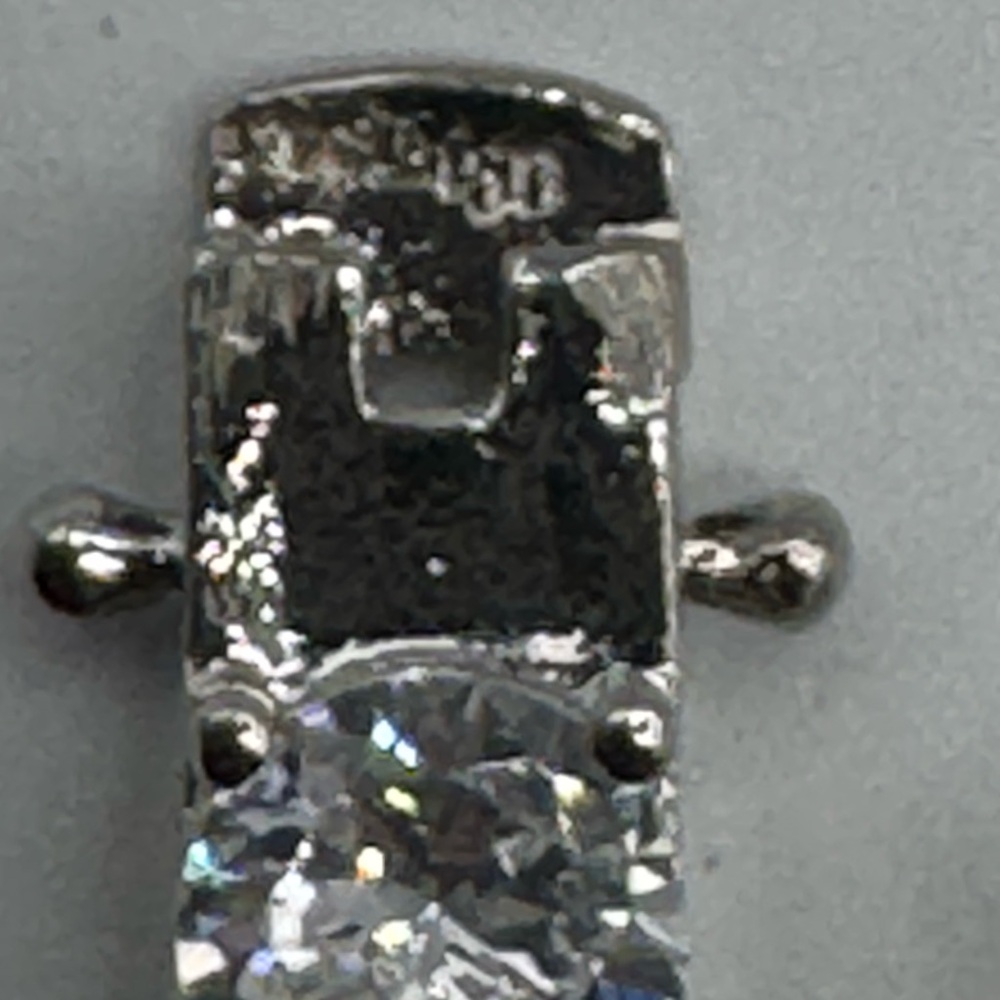 Platinum 75ct Tennis Necklace - Picture 17 of 17